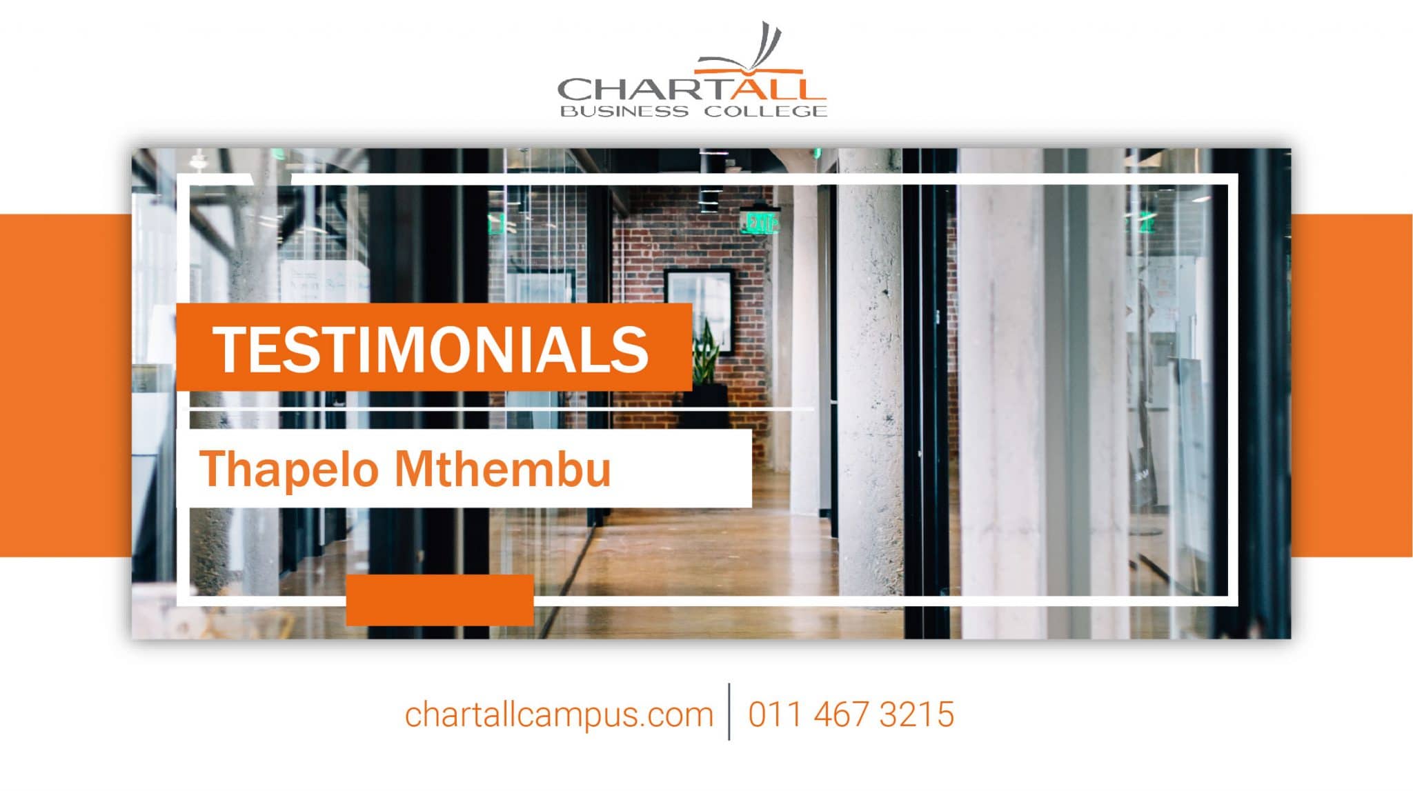 Testimonial - Thapelo Mthembu